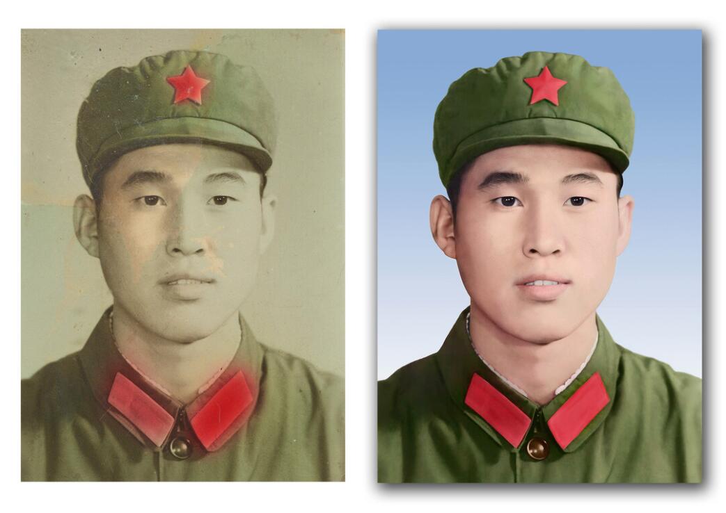 积石山破损照片修复-18